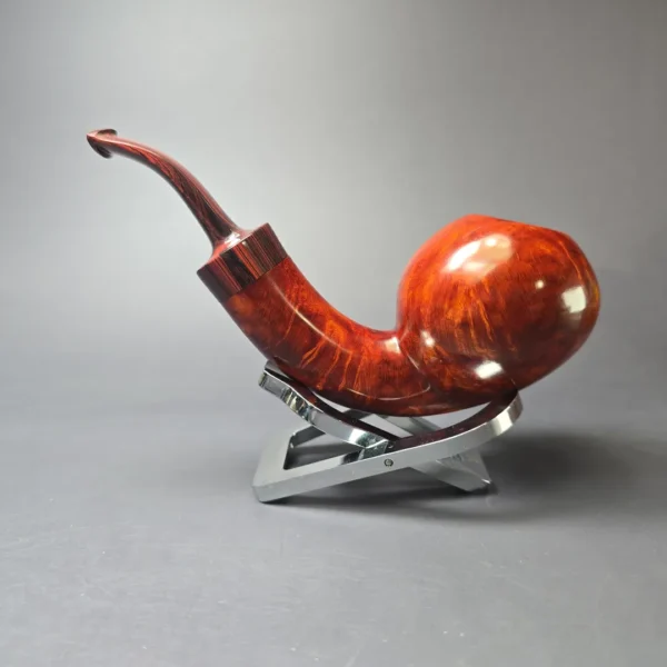 SU Pipes Smooth Apple Handmade Briar Pipe, New - Image 6