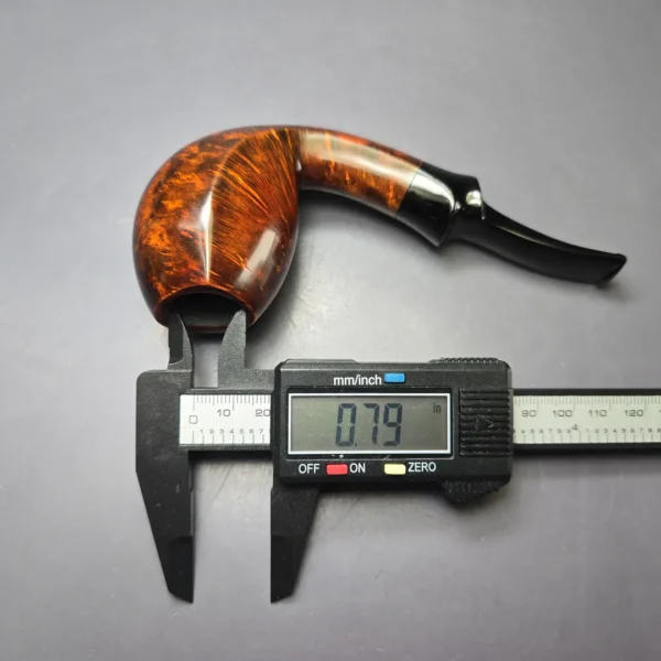 SU Pipes Smooth Asymmetric Egg Handmade Briar Pipe, New - Image 11