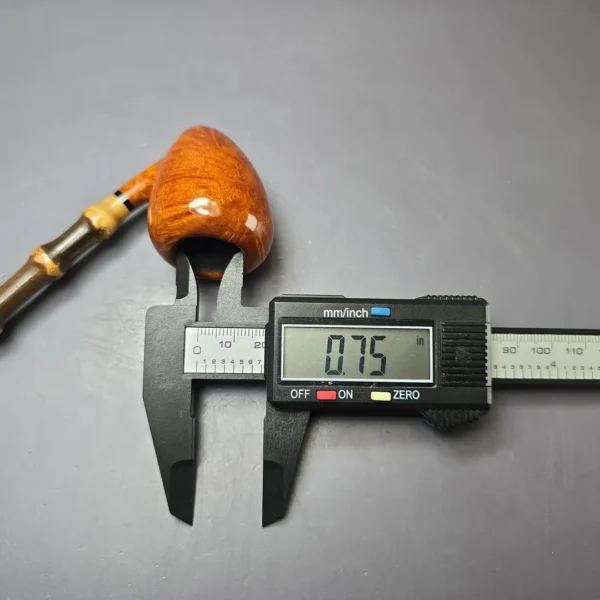 MBSD Briars Modern Masters 1 Smooth Peewit w/ Bamboo Briar Pipe, New - Image 11