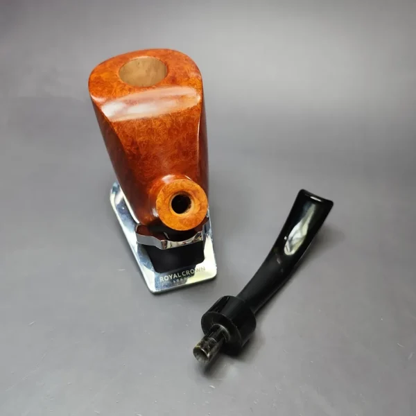 Baldo Baldi XL Smooth Swan Dublin Estate Briar Pipe, Unsmoked - Image 11