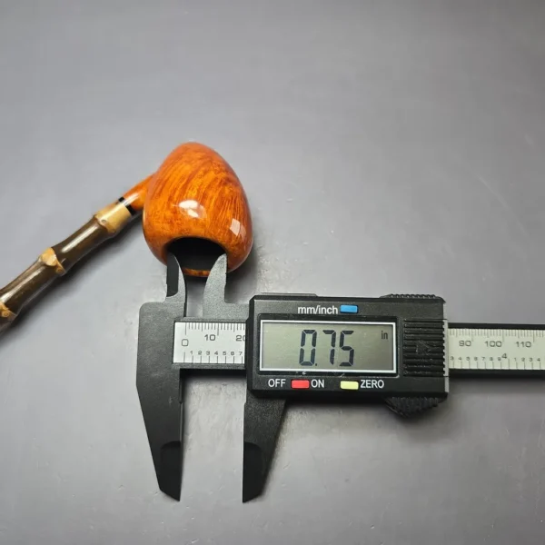 MBSD Briars Modern Masters 1 Smooth Peewit w/ Bamboo Briar Pipe, New - Image 11