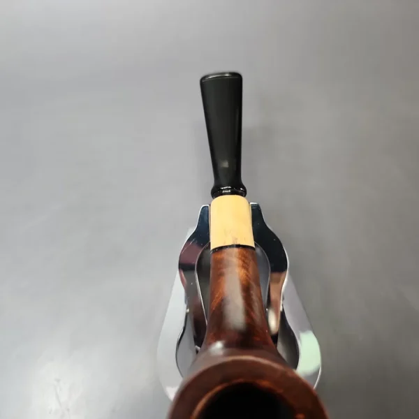 MBSD Briars by Vitale Sienna Contrast Smooth Billiard w/ Boxwood Briar Pipe, New - Image 6