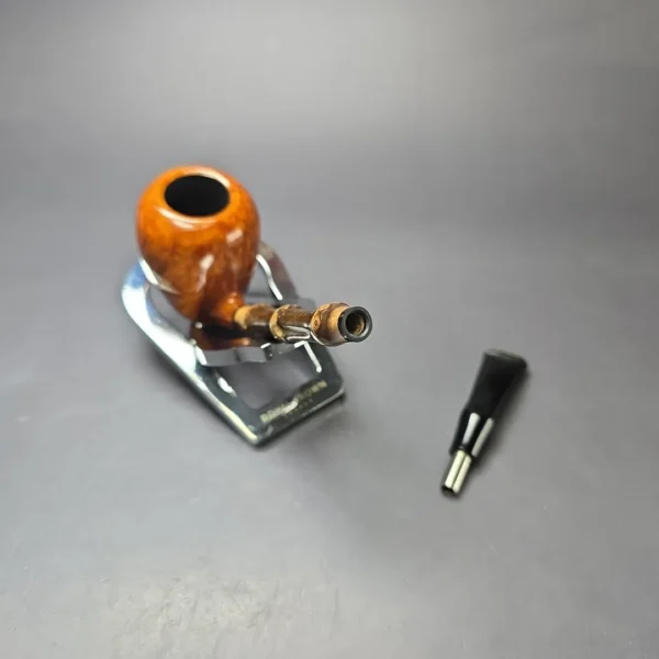 MBSD Briars Modern Masters 1 Smooth Peewit w/ Bamboo Briar Pipe, New - Image 12