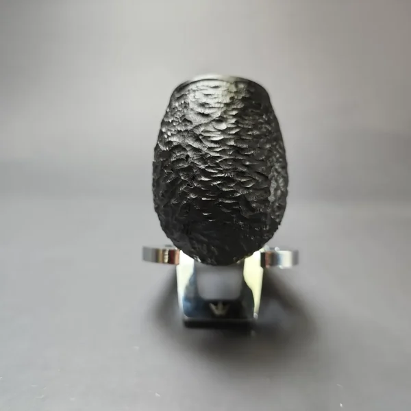 MBSD Briars by Piero Vitale Black Rusticated Brandy w/ Zebrawood Briar Pipe, New - Image 3