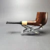 MBSD Briars by Vitale Sienna Contrast Smooth Billiard w/ Boxwood Briar Pipe, New - Image 8