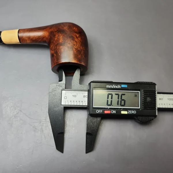 MBSD Briars by Vitale Sienna Contrast Smooth Billiard w/ Boxwood Briar Pipe, New - Image 10