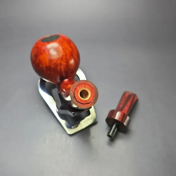 SU Pipes Smooth Apple Handmade Briar Pipe, New - Image 3