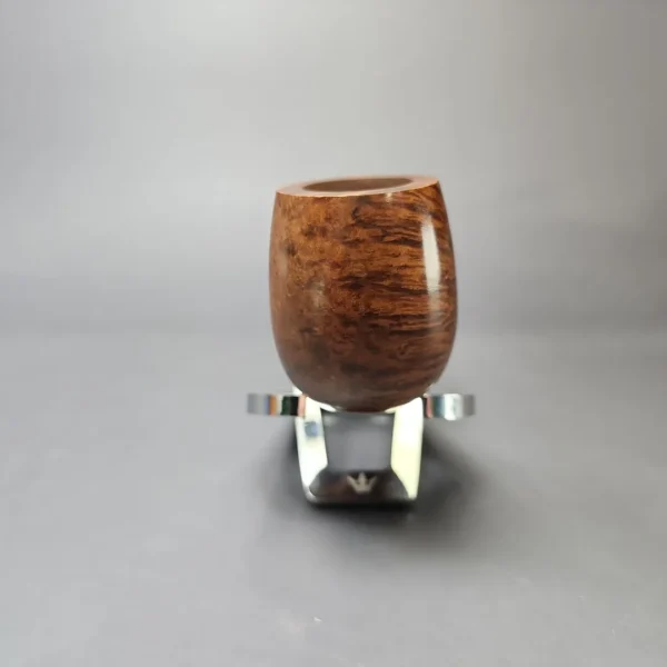 Chacom Smooth Billiard w/ Silver Estate Briar Pipe, Unsmoked, 9mm - Image 3