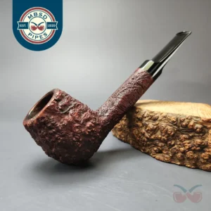 Jeremiah Sandahl Sandblasted Billiard Estate Briar Pipe, American Estates