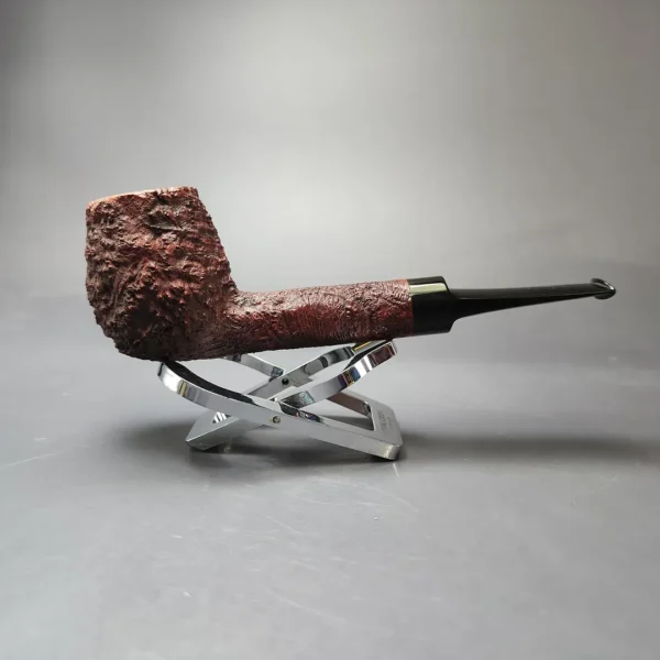 Jeremiah Sandahl Sandblasted Billiard Estate Briar Pipe, American Estates - Image 3