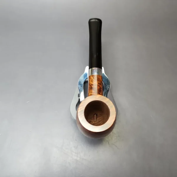 Chacom Smooth Billiard w/ Silver Estate Briar Pipe, Unsmoked, 9mm - Image 6