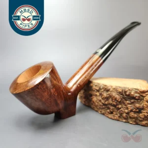 James Upshall A Grade EXL Smooth Standing Cavalier Estate Briar Pipe, Unsmoked