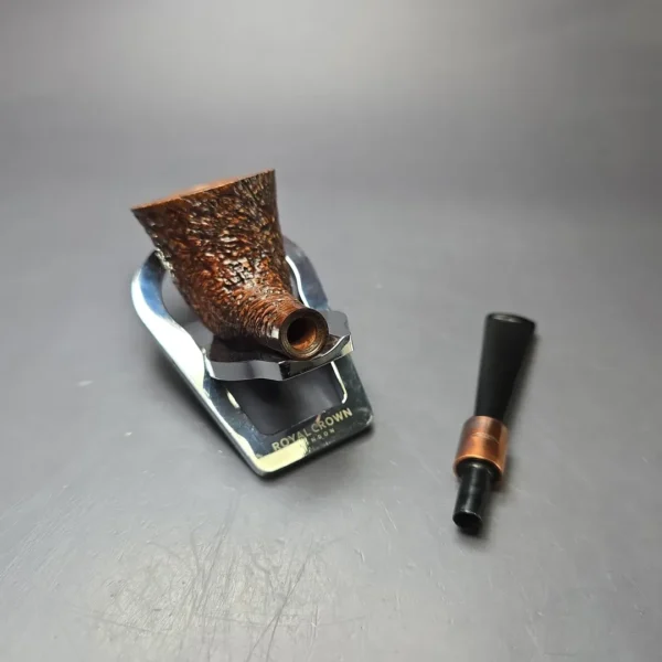 Caminetto Event 2021 Partially Rusticated Cutty Estate Briar Pipe, Unsmoked - Image 12