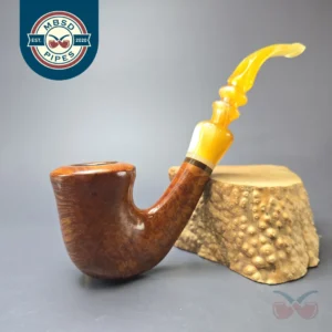 Unknown (Edward’s?) XL Smooth Calabash Estate Briar Pipe, American Estates