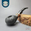 Rigoletto Rusticated Diplomat Estate Briar Pipe, Italian Estates
