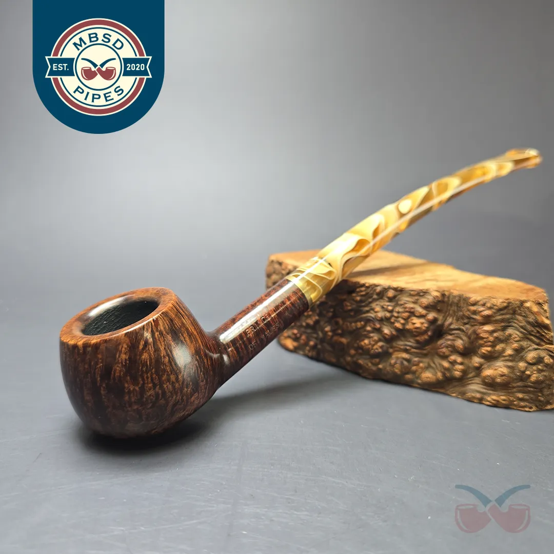 Savinelli Prince of Wales Smooth Prince Estate Briar Pipe, Italian Estates 6mm