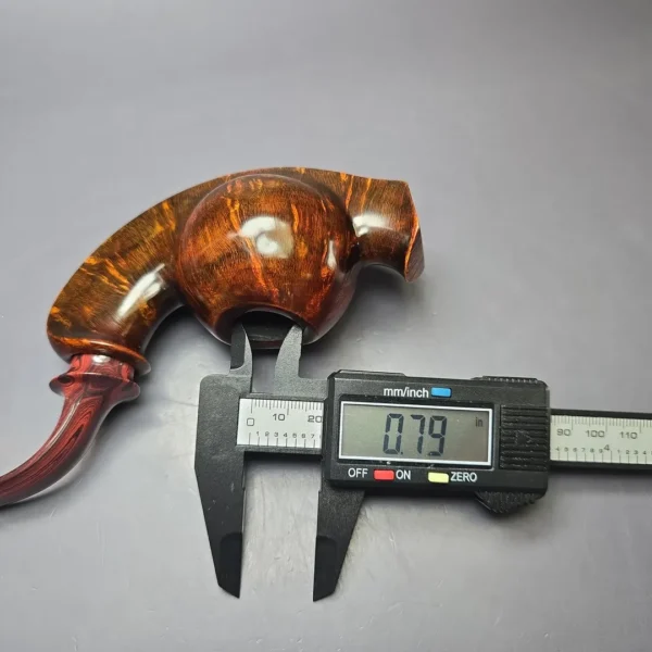 SU Pipes Smooth Standing Cavalier Handmade Briar Pipe, New - Image 12