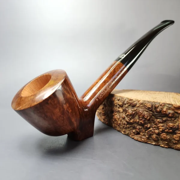 James Upshall A Grade EXL Smooth Standing Cavalier Estate Briar Pipe, Unsmoked - Image 13