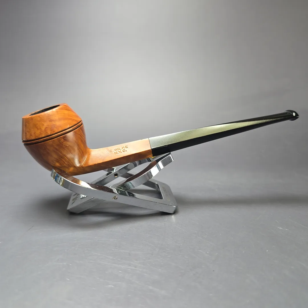 Wilke Smooth Bulldog Estate Briar Pipe, Unsmoked - Image 2