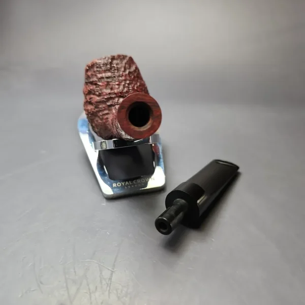 Jeremiah Sandahl Sandblasted Billiard Estate Briar Pipe, American Estates - Image 12