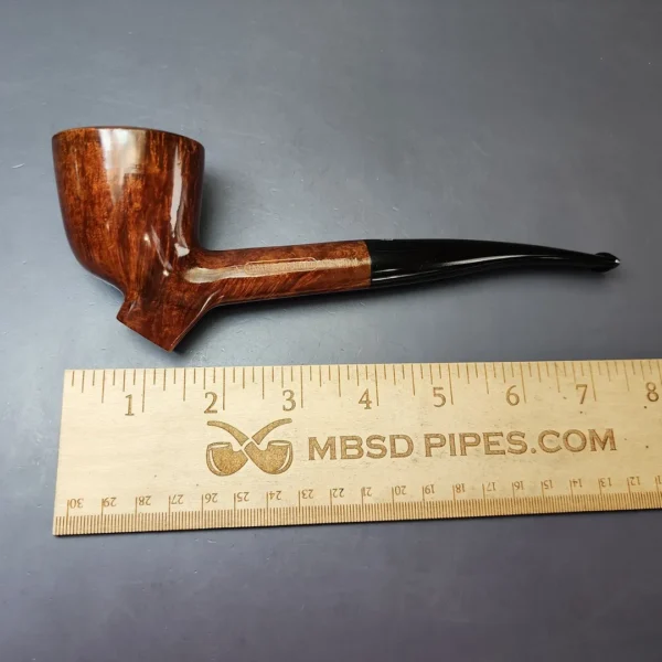 James Upshall A Grade EXL Smooth Standing Cavalier Estate Briar Pipe, Unsmoked - Image 6