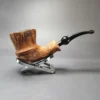 Nording Brown Matte 3 Smooth Freehand Estate Briar Pipe, Unsmoked - Image 2