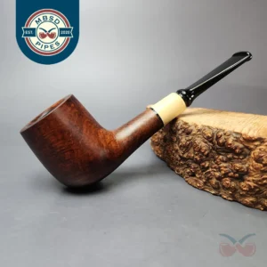 MBSD Briars by Vitale Sienna Contrast Smooth Billiard w/ Boxwood Briar Pipe, New