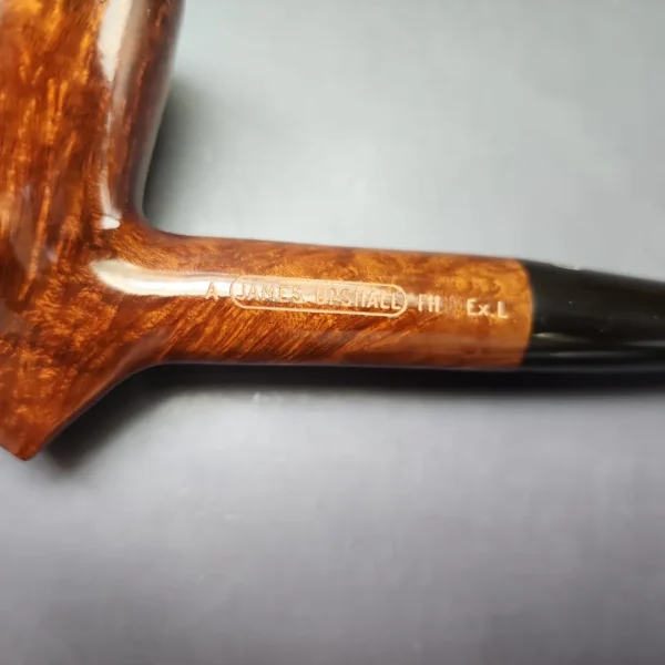 James Upshall A Grade EXL Smooth Standing Cavalier Estate Briar Pipe, Unsmoked - Image 4