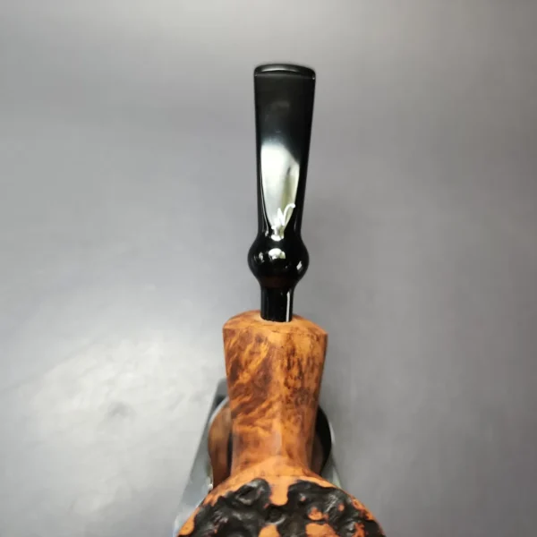 Nording Brown Matte 3 Smooth Freehand Estate Briar Pipe, Unsmoked - Image 5