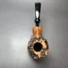 Nording Brown Matte 3 Smooth Freehand Estate Briar Pipe, Unsmoked - Image 6