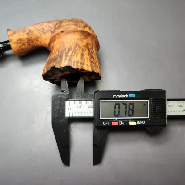 Nording Brown Matte 3 Smooth Freehand Estate Briar Pipe, Unsmoked - Image 9