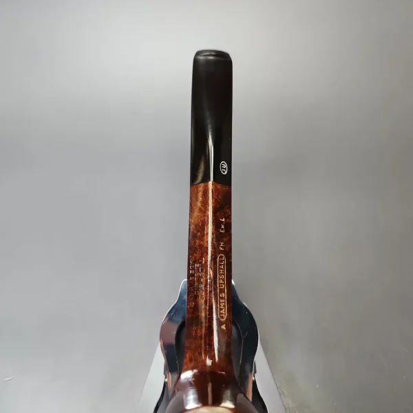 James Upshall A Grade EXL Smooth Diamond Shank Canadian Estate Briar Pipe, Unsmoked - Image 5