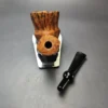 Nording Brown Matte 3 Smooth Freehand Estate Briar Pipe, Unsmoked - Image 11