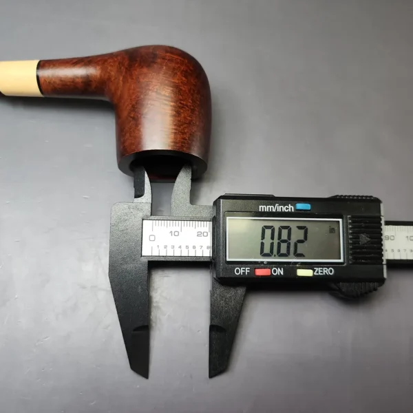 MBSD Briars by Vitale Sienna Contrast Smooth Billiard w/ Boxwood Briar Pipe, New - Image 7