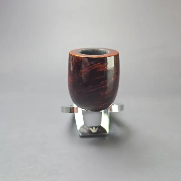 MBSD Briars Timeless Traditions 1 Smooth Billiard w/ Silver Handmade Briar Pipe, New - Image 4