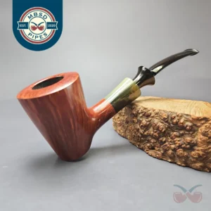 Savinelli Nonpareil 9310 Smooth Poker w/ Horn Estate Briar Pipe, Unsmoked