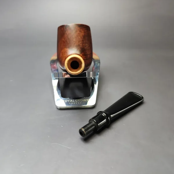 MBSD Briars by Vitale Sienna Contrast Smooth Billiard w/ Boxwood Briar Pipe, New - Image 9