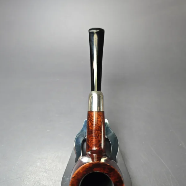 MBSD Briars Timeless Traditions 1 Smooth Billiard w/ Silver Handmade Briar Pipe, New - Image 7