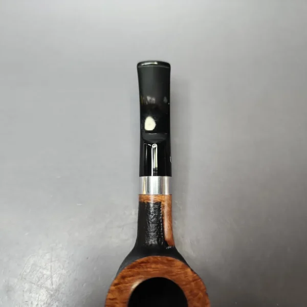 Rattray's Gambler 110 Partially Sandblasted Poker Estate Briar Pipe, Unsmoked 9mm - Image 5