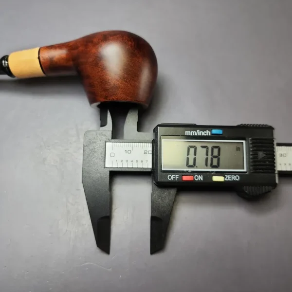 MBSD Briars by Piero Vitale Sienna Contrast Smooth Author w/ Boxwood Briar Pipe, New - Image 11