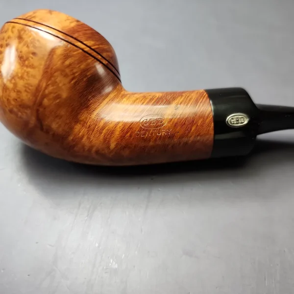 GBD Century 9438 Smooth Bullmoose Rhodesian Estate Briar Pipe, English Estates - Image 10