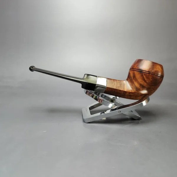 Peterson Killarney 150 Smooth Bulldog w/ Nickel Estate Briar Pipe, Irish Estates - Image 7
