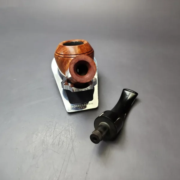 GBD Century 9438 Smooth Bullmoose Rhodesian Estate Briar Pipe, English Estates - Image 12