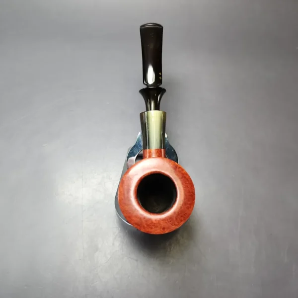 Savinelli Nonpareil 9310 Smooth Poker w/ Horn Estate Briar Pipe, Unsmoked - Image 7