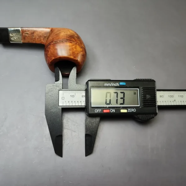 Peterson Killarney 150 Smooth Bulldog w/ Nickel Estate Briar Pipe, Irish Estates - Image 9