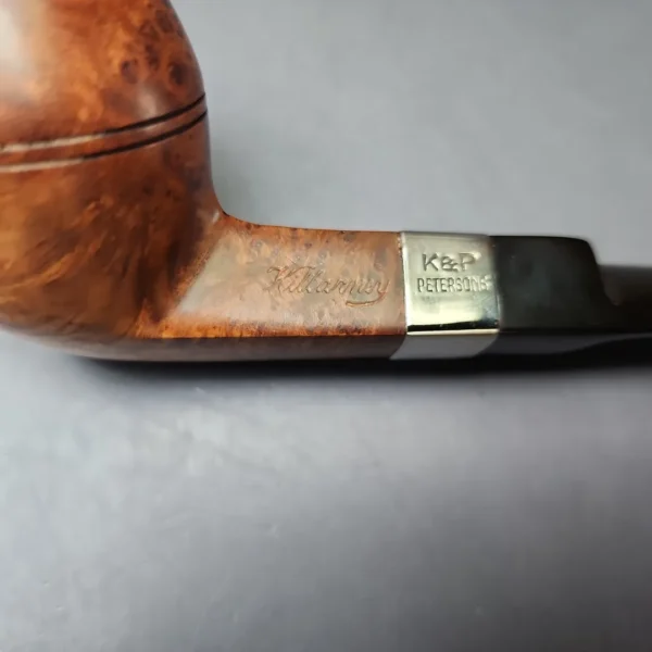 Peterson Killarney 150 Smooth Bulldog w/ Nickel Estate Briar Pipe, Irish Estates - Image 10