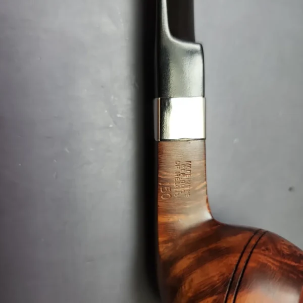 Peterson Killarney 150 Smooth Bulldog w/ Nickel Estate Briar Pipe, Irish Estates - Image 11