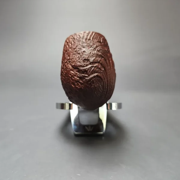 MBSD Briars by Piero Vitale Vintage Sandblasted Brandy w/ Zebrawood Briar Pipe, New - Image 3