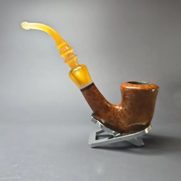 Unknown (Edward’s?) XL Smooth Calabash Estate Briar Pipe, American Estates - Image 4