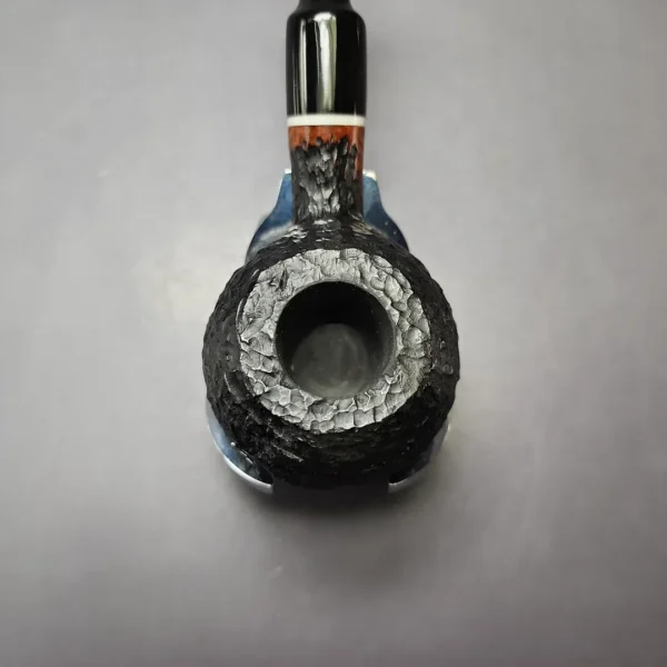 Rigoletto Rusticated Diplomat Estate Briar Pipe, Italian Estates - Image 4